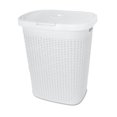 thumbnail image 1 of Superio Laundry Hamper Palm Luxe Collection 1.4 Bushel (White), 1 of 1