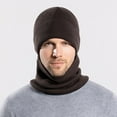 thumbnail image 5 of TBWNWG Couples Winter Warm Knit Hat and Scarf Two Piece Set for Men and Women Cold Weather Accessories,One Size, 5 of 6