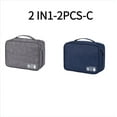 thumbnail image 1 of Cable Storage Bag Waterproof Digital Electronic Organizer Portable USB Data Line Charger Plug Storage Bag Travel Cable Organizer Clear, 1 of 6