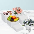 thumbnail image 6 of YWMJZEU 6 Pieces Acrylic Display Stands Food Riser Cube Display Nesting Buffet Riser for White, 6 of 9