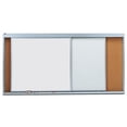 thumbnail image 3 of Aarco HSU48-2 Markerboard with Horizontal Sliding 2 Track Units, 3 of 6