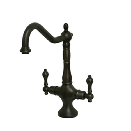 Kingston Brass Ks1775alls Double Handle Kitchen Faucet