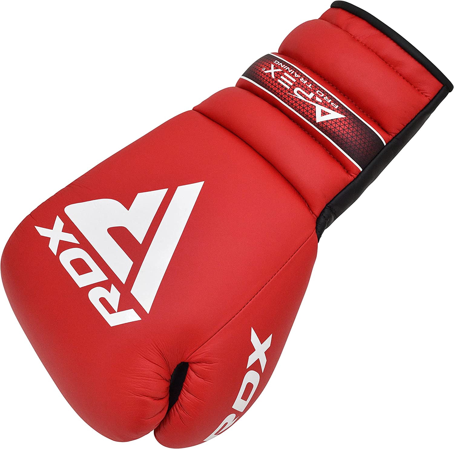 RDX Professional Boxing Fight Gloves, APEX Lace-Up Competition Fighter Gloves, Super Skin Maya Hide Leather, Padded Wrist Support, Multi-Layered, Traditional Extra Long Laces for Firm Secure Fit