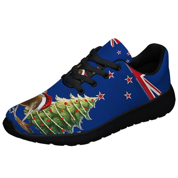 New Zealand ChriStas Kiwi Bird Shoes Sneakers for Women Men Black Size 3.5
