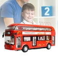 thumbnail image 4 of Lovely Alloy Tourist Bus Model Pullback Car Figure Children Gift Home Ornament, 4 of 8