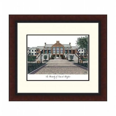 Campusimages TX946LR University of Texas Arlington Legacy Alumnus Framed Lithograph