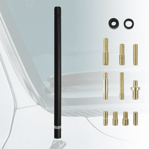 Probox 8.5” Flexible Rubber Antenna Kit Installation, Outstanding Reception, car wash Proof, Built to Withstand The Toughest Environment. Universal Fitment for Cars, Trucks and SUVs