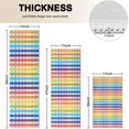 thumbnail image 4 of Colorful Striped Checkered Pattern Kitchen Rugs Sets Of 3,Kitchen Runner Rugs Non Skid Washable,Decorative Kitchen Floor Mats for Kitchen,Sink,Laundry,17"x30"+ 17"x47" + 17"x59", 4 of 6