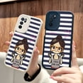 thumbnail image 1 of Máxima protección para su iPhone: Estuche plateado mate de doble capa con arte de dibujos animados coloridos para iPhone 15 Pro Max 14 13 12 Pro 11, 1 of 4