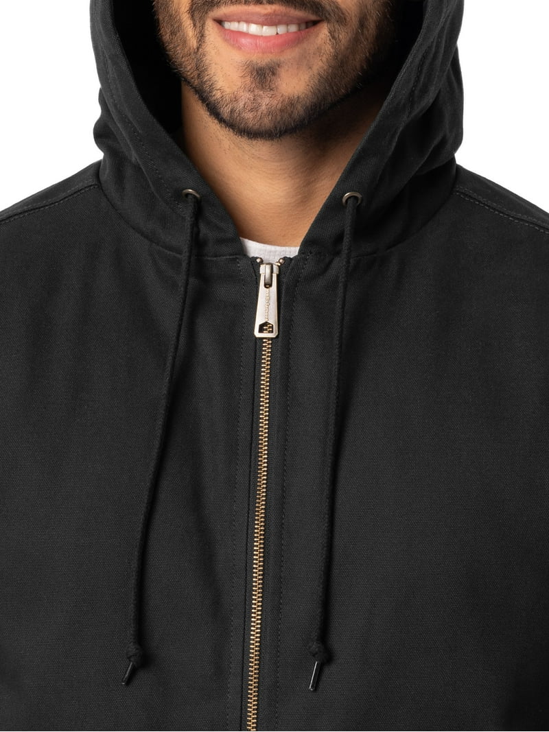 WELL SUITED ZIP HOODIE - ブラック L Wells Lamont Men's Workwear Insulated Duck Quilted Lined
