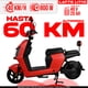 thumbnail image 3 of Bicimoto Eléctrica Latte Litio Roja BikeOn 800W Autonomía 60 km Velocidad 40 km/h Doble Asiento, 3 of 9