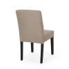 thumbnail image 5 of GDF Studio Pocatello Contemporary Fabric Upholstered Dining Chairs, Set of 2, Taupe and Espresso, 5 of 10