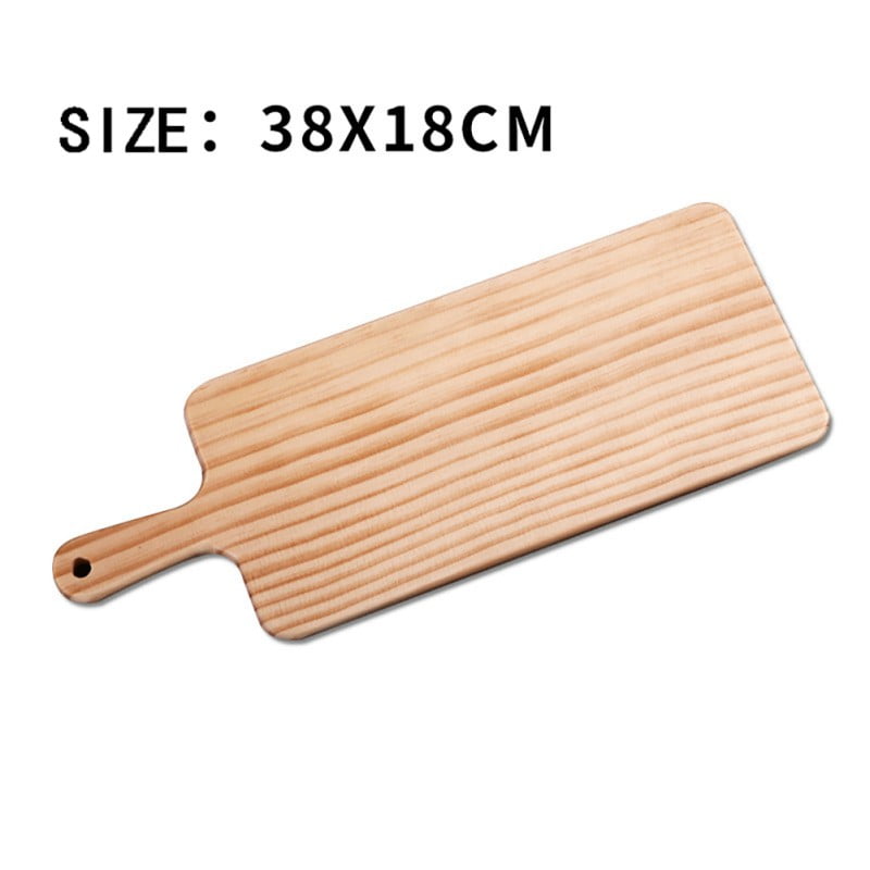 Wood Cutting Board for Kitchen with Side Handles and Juice Grooves Cheese Charcuterie Board 1 Thick Butcher Block