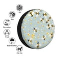 thumbnail image 4 of Goofa Bees Pattern Universal Tire Cover for Jeep, SUV, Truck, and Trailer – Waterproof, UV-Resistant,Easy to Install, Fits 14"-17" Tires-14 inch, 4 of 6