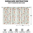 thumbnail image 2 of Whimsical Floral Curtains 2 Panels 42x54 Inch, Rod Pocket Blackout Drapes for Bedroom and Cottage Spaces, 2 of 2