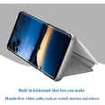 thumbnail image 4 of Compatible With Galaxy S9 Mirror Cell Phone Case Flip Protective Cover Cell Phone Case Case Cover Flip Metallic Woman Mirror Protective Cover Pu Leather Case Rose Gold, 4 of 4