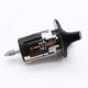 thumbnail image 4 of Cilindro de cerradura de encendido con llave para Ford Lincoln Mercury con bisel negro F3DZ11582E, 4 of 5