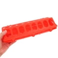 thumbnail image 5 of IBASETOY Chicken Food Feeder Poultry Feeder Red Plastic Long Trough For Chickens 1Pcs, 5 of 8