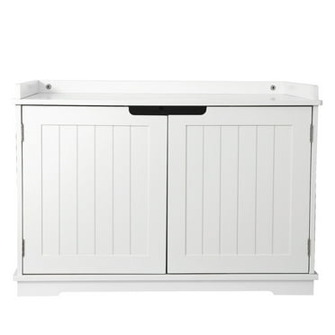 Pet Republic Hidden Cat Litter Box Enclosure Cat Litter Box Furniture Cat Washroom Cat House Table Nightstand