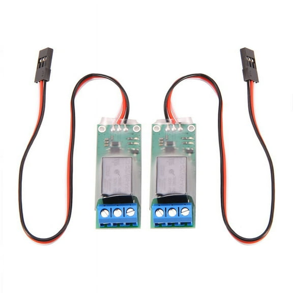 2PCS RC PWM Electronic Relay Switch for Airplane DIY Model Navigation Lights Controller Universal K1