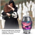 thumbnail image 4 of JAGASY Fishing Mini Urn for Girl - Pink Small Urn for Ashes Adult Male - Sunset Water Boat Decorative Memorial Urns - Keepsake Cremation Urns for Friends - (3 Inch), 4 of 7