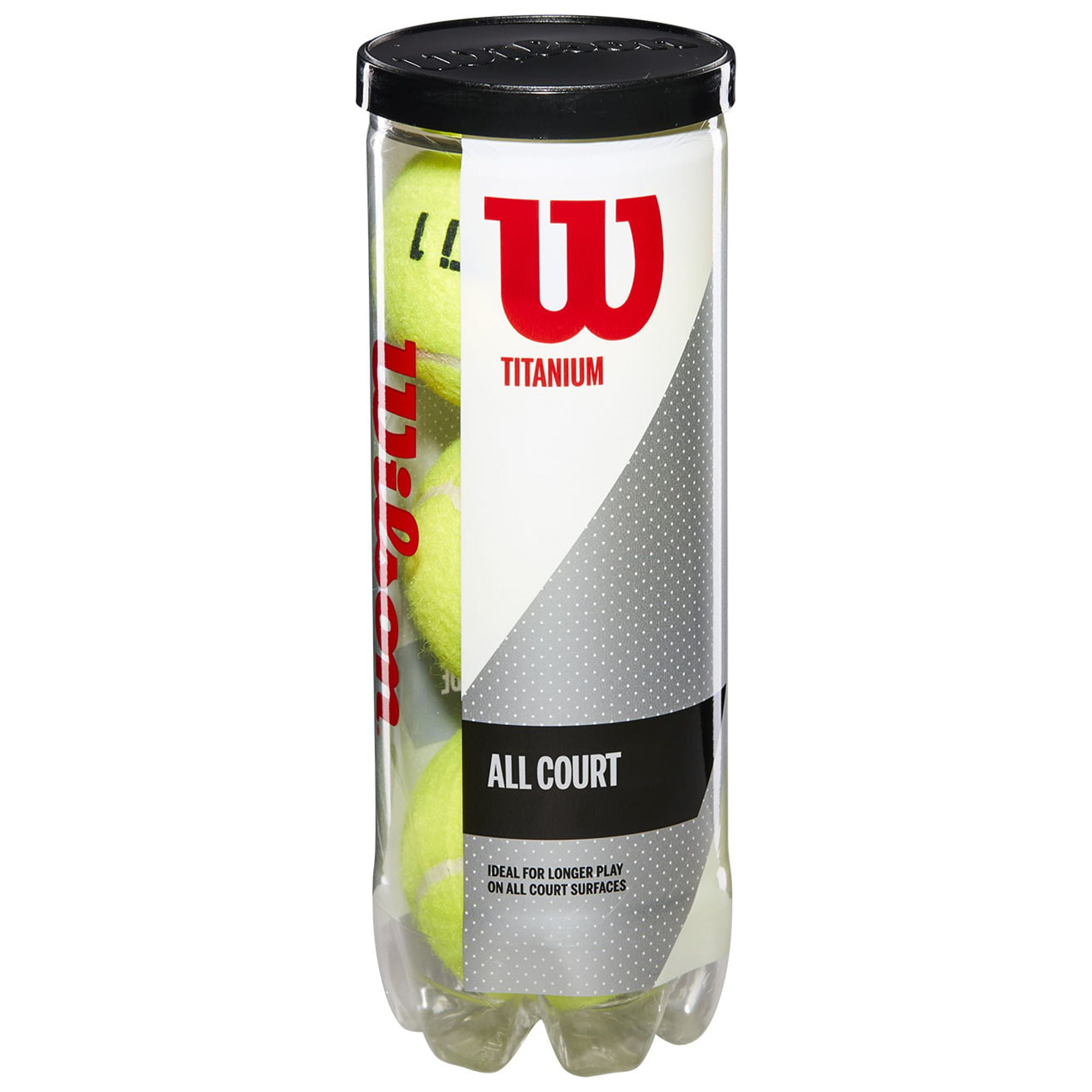 (6 pack) Wilson Titanium All Court Tennis Balls, 3 Ball Can