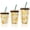 02-Sunny Floral, variant on Iced Coffee Sleeve , 3 Pack Neoprene Coffee Cup Sleeves for Cold Drinks, 16 to 32 Oz Insulated Iced Coffee Cup Sleeve, Can Cold Drink Sleeve for Iced Drinks Bar Accessories Essentials