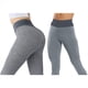thumbnail image 2 of Leggings Levanta Glúteos para Mujer, Control de Abdomen, Entrenamiento, Yoga, Cintura Alta, de Gimnasio. Gris L, 2 of 7