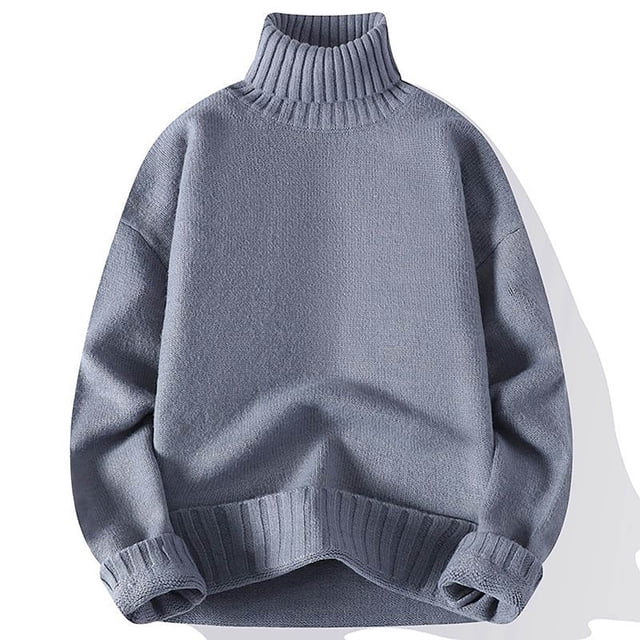 Cameland Pull Décontracté Mode Automne et Hiver pour Hommes Col Rond Couleur Unie Manches Longues Pull Chaud