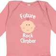 thumbnail image 4 of Inktastic Future Rock Climber Gift Boys or Girls Long Sleeve Baby Bodysuit, 4 of 5