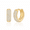 Gold-12mm, variant on VEEDOFA 14K Gold Plated Huggie Hoop Earrings for Women, 5A CZ, 8/12/16/20mm,jewelry gift