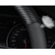 thumbnail image 3 of Funda de volante de microfibra de cuero, universal, 38 cm, antideslizante, transpirable, suave y duradera, accesorio para coche (negro), 3 of 5
