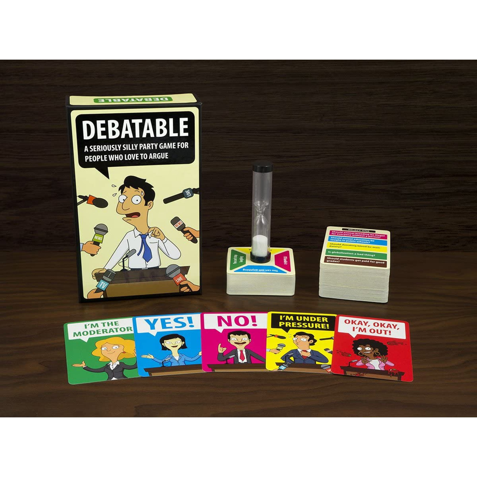 Debatable Party Game - Gioco Da Tavolo In Inglese Per 3-16 Adulti Che Amano Discutere - Mindmade - 2