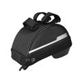 thumbnail image 1 of stanreset Waterproof Bike Phone Mount Holder Pouch Bag Reflective Universal Rear Handlebar Pouch Transparent Touchable Case, 1 of 6