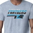 thumbnail image 3 of Men's Starter Heather Gray Carolina Panthers Logo Push Graphic T-Shirt, 3 of 3