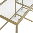 thumbnail image 3 of Crosley Furniture Bureau en Verre Aimee, Or, 3 of 5