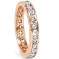 thumbnail image 3 of Pompeii 1 1/2ct Channel Set Diamond Eternity Ring 14K Rose Gold (H/I,I1-I2), 3 of 3