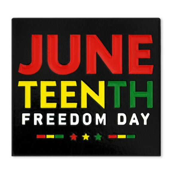 PinMart Metal Juneteenth Freedom Day Lapel Pin