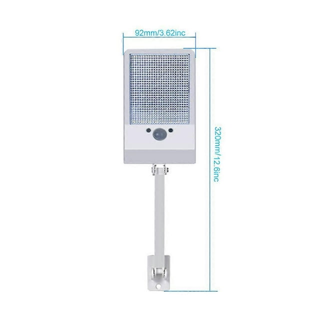 48 LEDs 800LM Solar Light Motion Sensor Outdoor Garden Waterproof Lights Wall Lamp Home Street Lamps with Bracket and Remote Control
