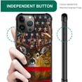 thumbnail image 5 of Compatible with iPhone 15 Pro Case, Deer Hunting Phone Cover for Men/Women, Soft TPU Anti-Skid Thread and Four Corner Anti-Collision Protection Case Compatible with iPhone 15 Pro 6.1", 5 of 5