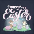 thumbnail image 2 of Junior's Bambi Happy Easter Thumper  Graphic Tee Navy Blue Medium, 2 of 3