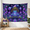 B, variant on XaaKee Tapestry Wall Hanging, Mystical Frog Toad Wizard Cosmic Amphibian, High-Quality Polyester Large Tapestry, 60x40Inch