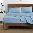 thumbnail image 6 of Mainstays Super Soft Brushed Microfiber Bed Sheet Set, Full, Placid Blue, 4 Piece, 6 of 12