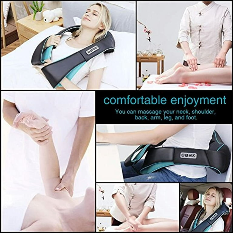  MoCuishle Shiatsu Back Shoulder and Neck Massager with Heat,  Electric Deep Tissue 4D Kneading Massage, Best Gifts for Women Men Mom Dad  : Health & Household