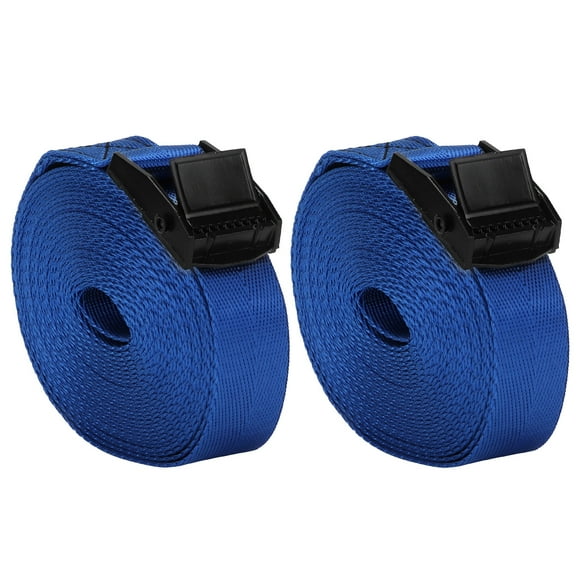 2024,2Pcs Lashing Straps Navy Blue Heavy Duty Tie Down Strapping Bands with Zinc Alloy Buckles5 Meters