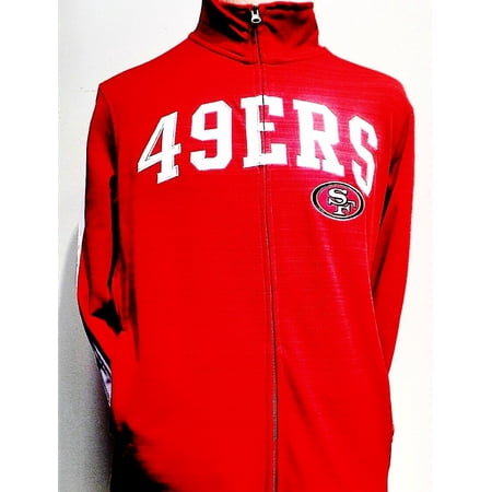 San Francisco 49ers Full-zip Poly Fleece Red Jacket