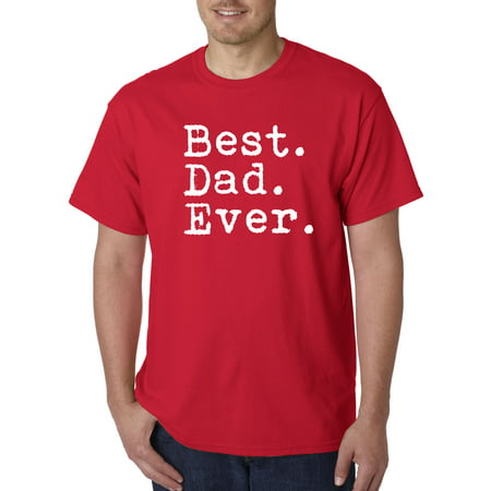 Allwitty 1082 - Unisex T-Shirt Best Dad Ever Family (Best Black Friday Sale Items)