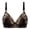 Black, variant on Women's Embroidered Floral Push-Up Bra - Underwire, US 34-42, Nylon, Sexy/Casual, Supportive Design