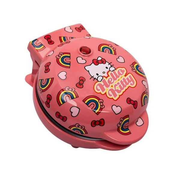 Uncanny Brands Hello Kitty Mini Gaufrier - Cuisinez avec Votre Personnage de Chat Préféré