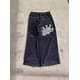 thumbnail image 3 of Pantalones vaqueros rectos estilo hip hop retro americano nueva primavera pantalones cortos de pierna ancha sueltos casual, 3 of 5